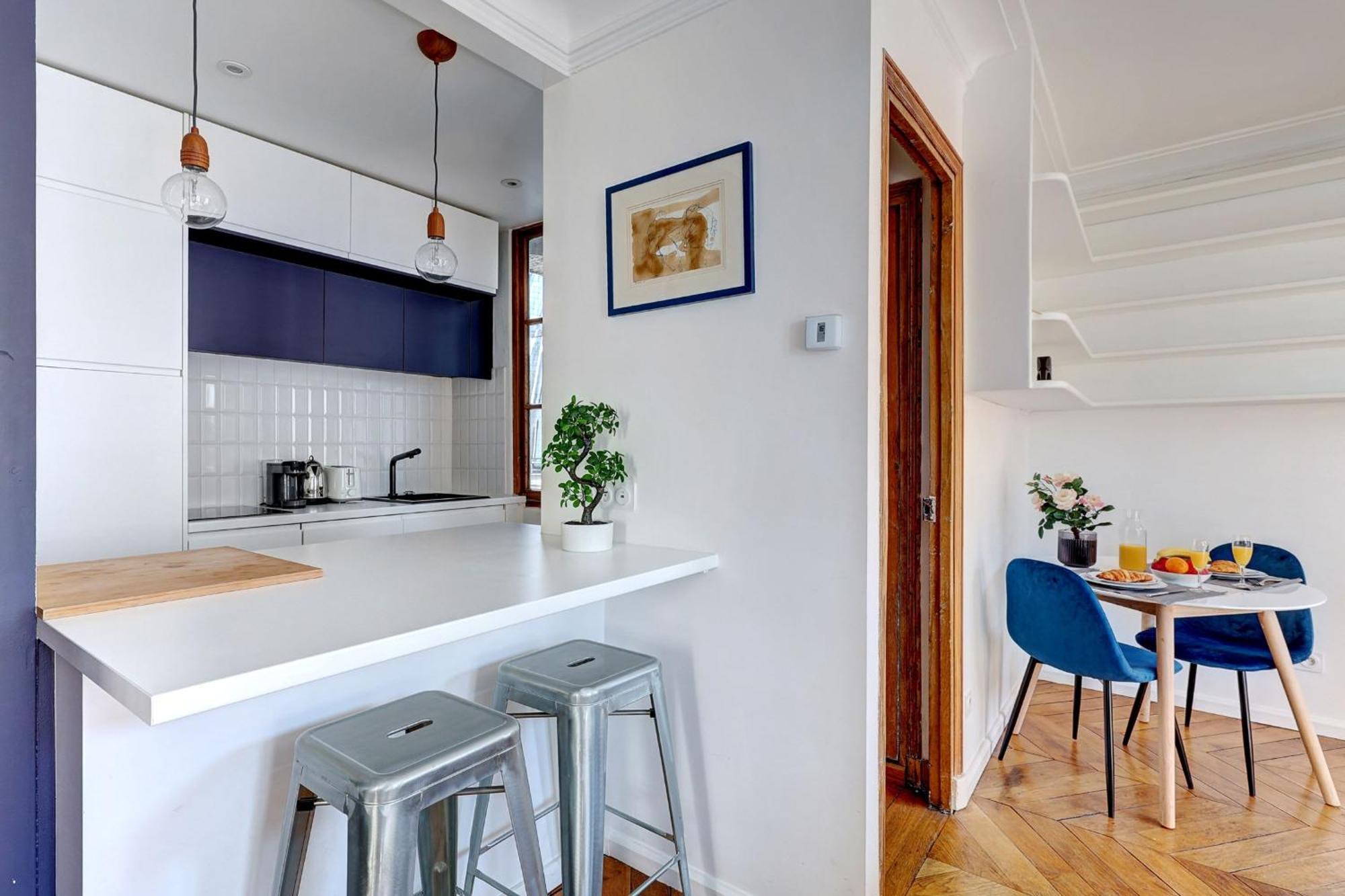 Marais - 1Br Appartement Parijs Buitenkant foto