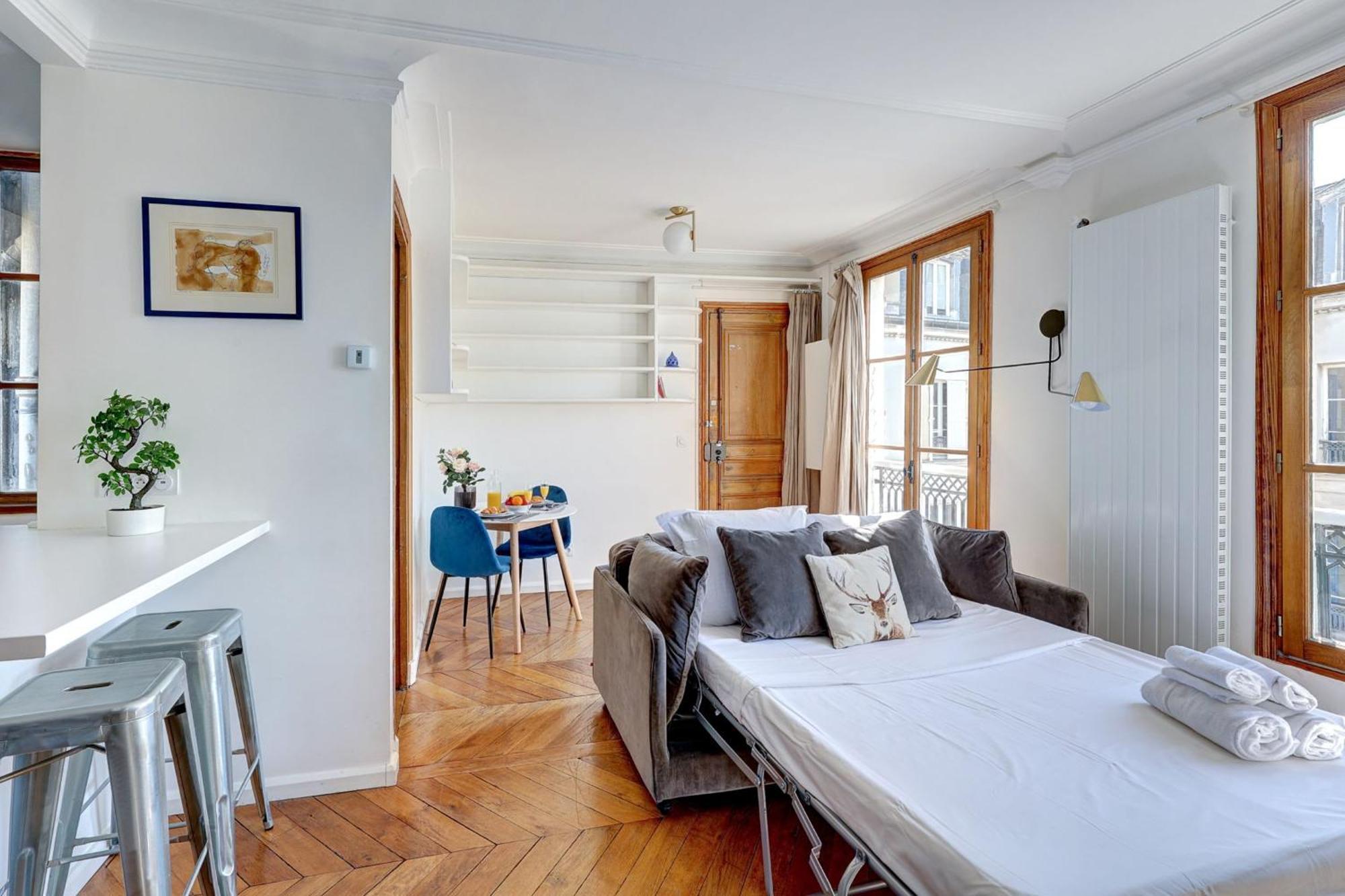 Marais - 1Br Appartement Parijs Buitenkant foto